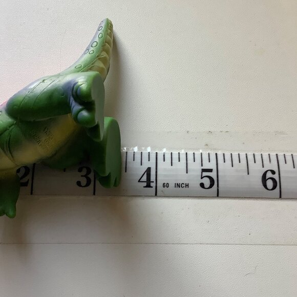 2016 Tyrannosaurus Rubber Dinosaur Toy 3.5”x4” - Picture 4 of 5